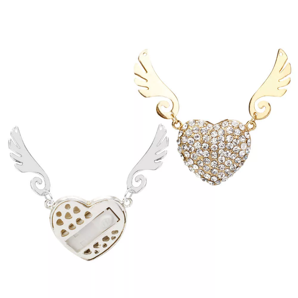 فلش مموری طرح قلب فرشته مدل UJ-23 ظرفیت 32 گیگابایت