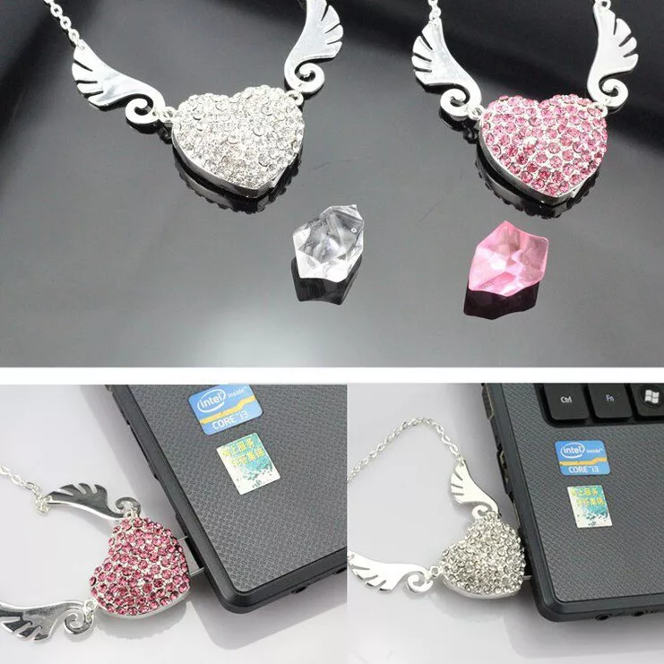 فلش مموری طرح قلب فرشته مدل UJ-23 ظرفیت 16 گیگابایت