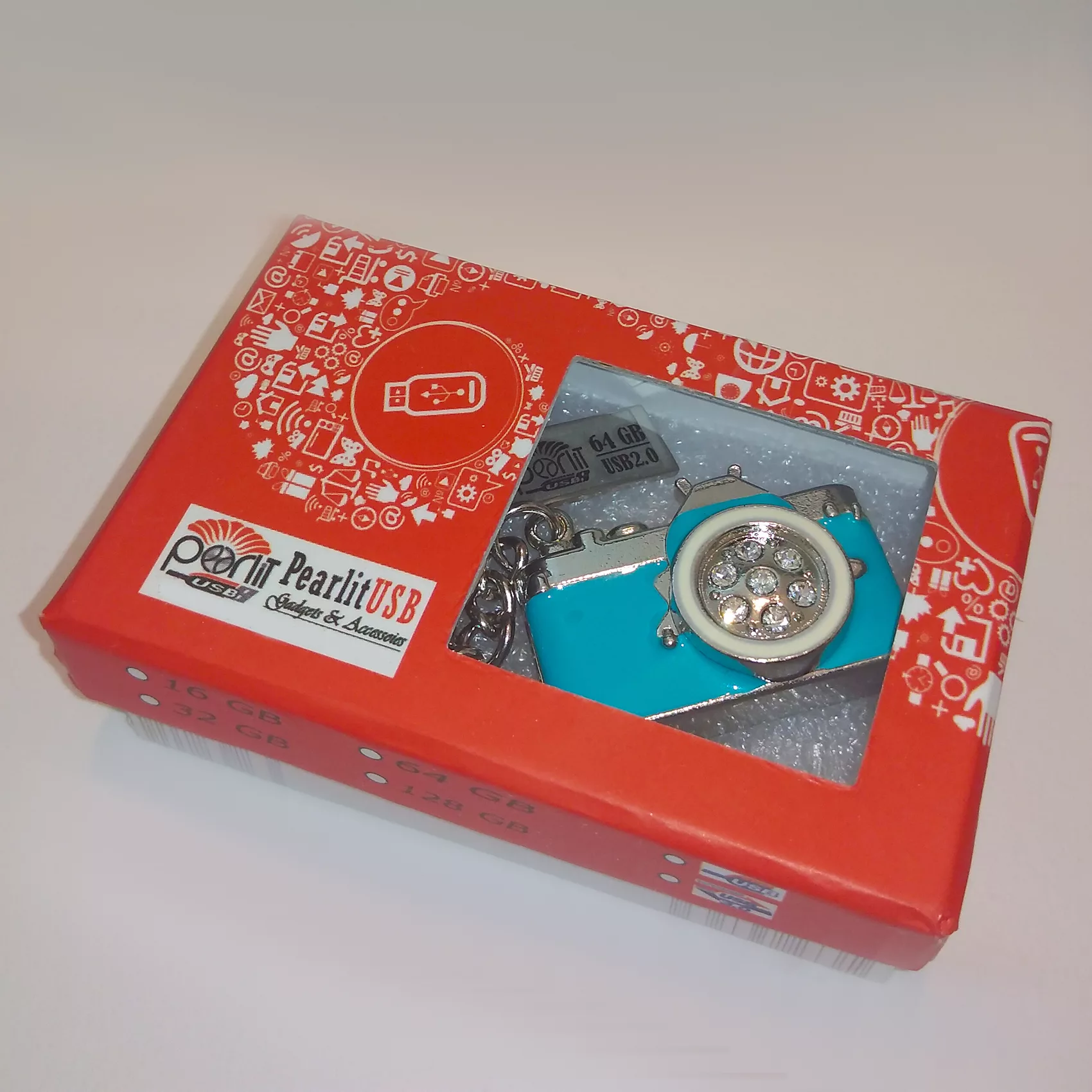 فلش مموری پرلیت یو اس بی طرح دوربین عکاسی مدل UJ-043 ظرفیت 64 گیگابایت