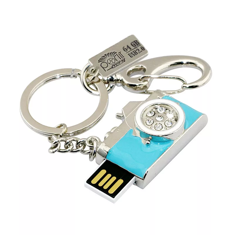 فلش مموری پرلیت یو اس بی طرح دوربین عکاسی مدل UJ-043 ظرفیت 64 گیگابایت