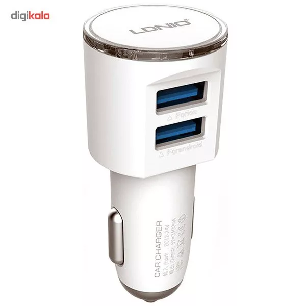 شارژر فندکی مدل DL-C29 همراه با کابل microUSB