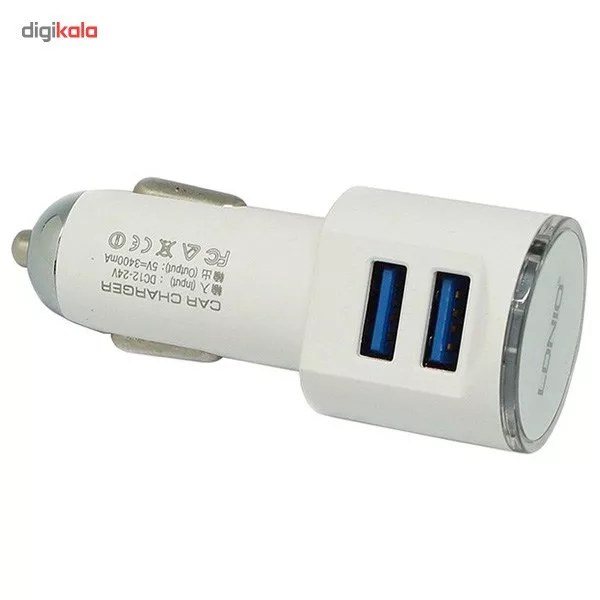 شارژر فندکی مدل DL-C29 همراه با کابل microUSB