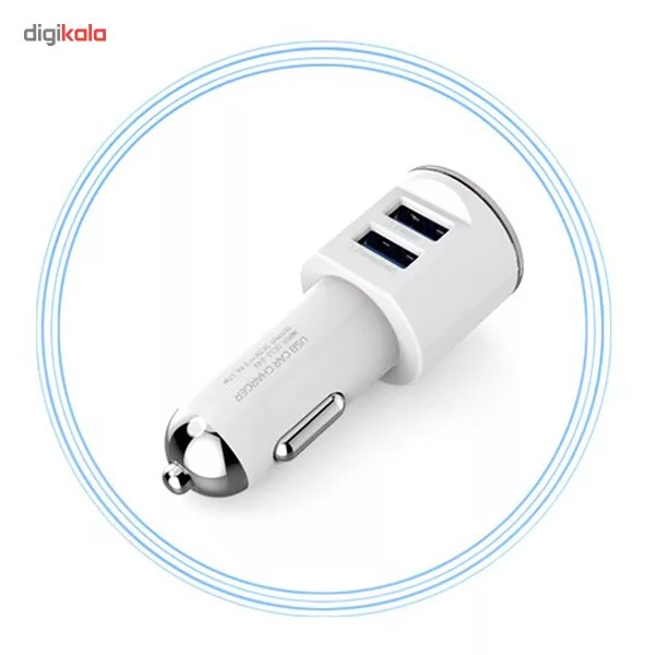 شارژر فندکی مدل DL-C29 همراه با کابل microUSB