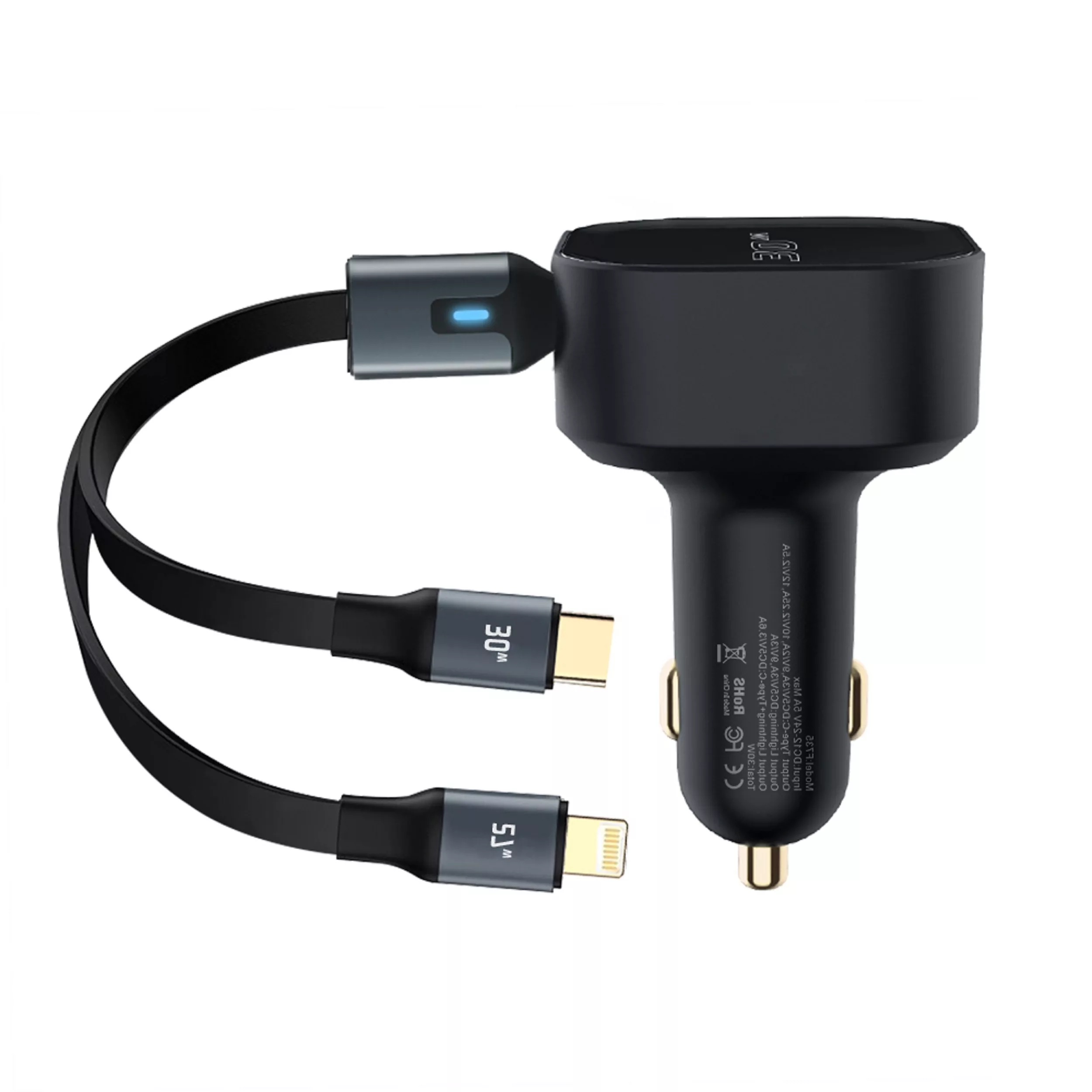 شارژر فندکی 30 وات پرووان مدل PCG26