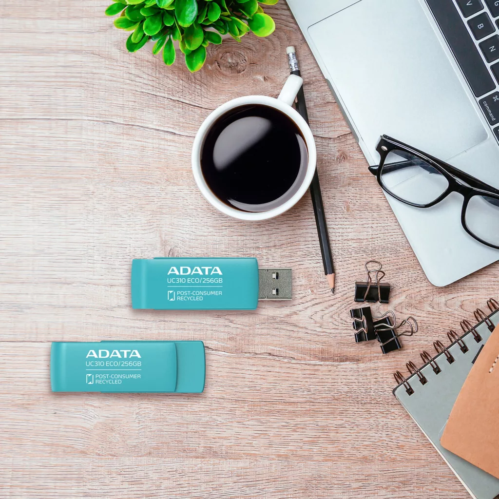 فلش مموری ای دیتا مدل UC310 ECO ظرفیت 128 گیگابایت با رابط USB 3.2