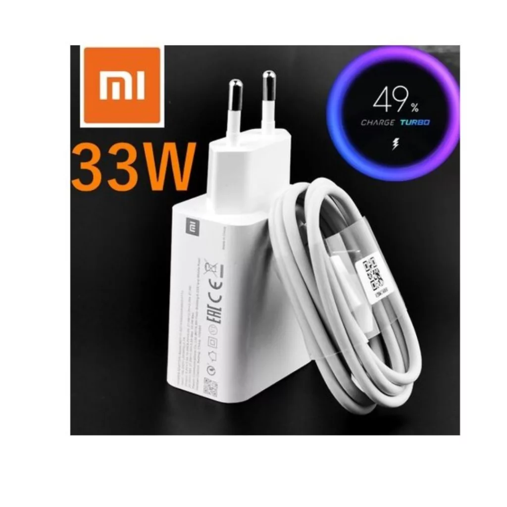 شارژر دیواری شیائومی مدل POCOX3PRO به همراه کابل تبدیل USB-C