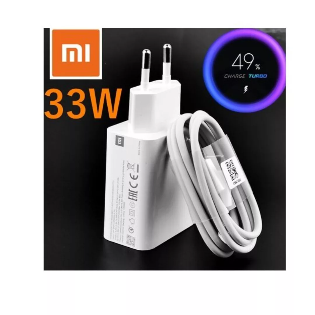 شارژر دیواری شیائومی مدل POCOX3PRO به همراه کابل تبدیل USB-C