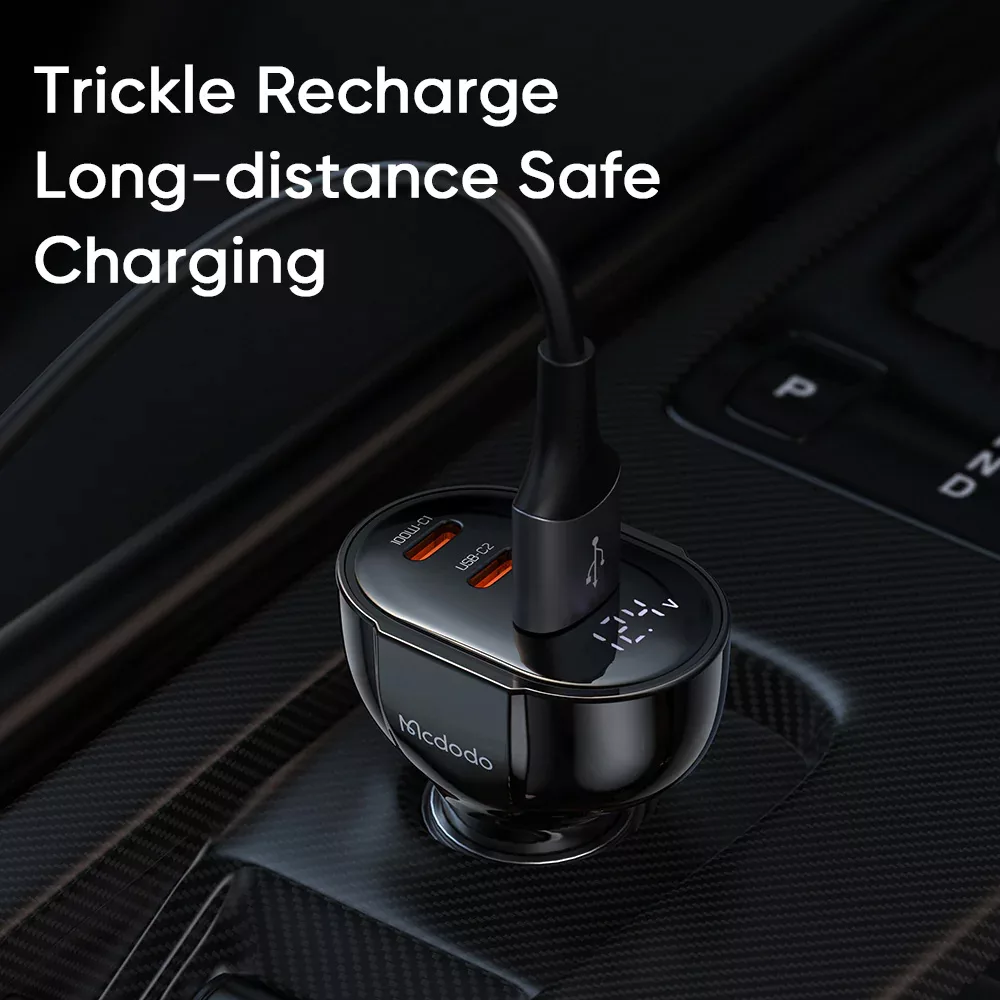 شارژر فندکی 128 وات مک دودو مدل PD128W 2C1U