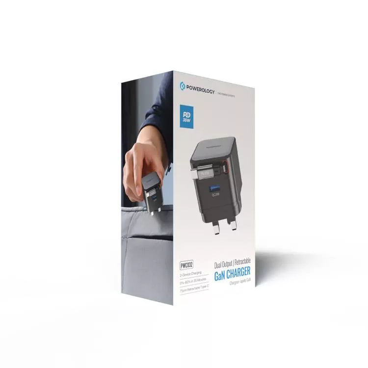 شارژر ۳۵ وات پاورولوجی مدل pwc032