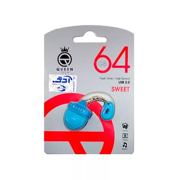 فلش مموری کوئین تک مدل SWEET PLUS ظرفیت 64 گیگابایت
