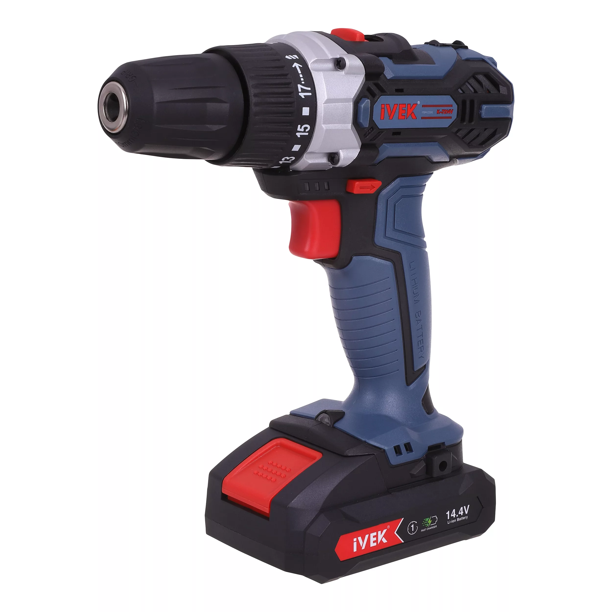 دریل پیچ‌گوشتی شارژی لیتیوم ایوک مدل K-7214v