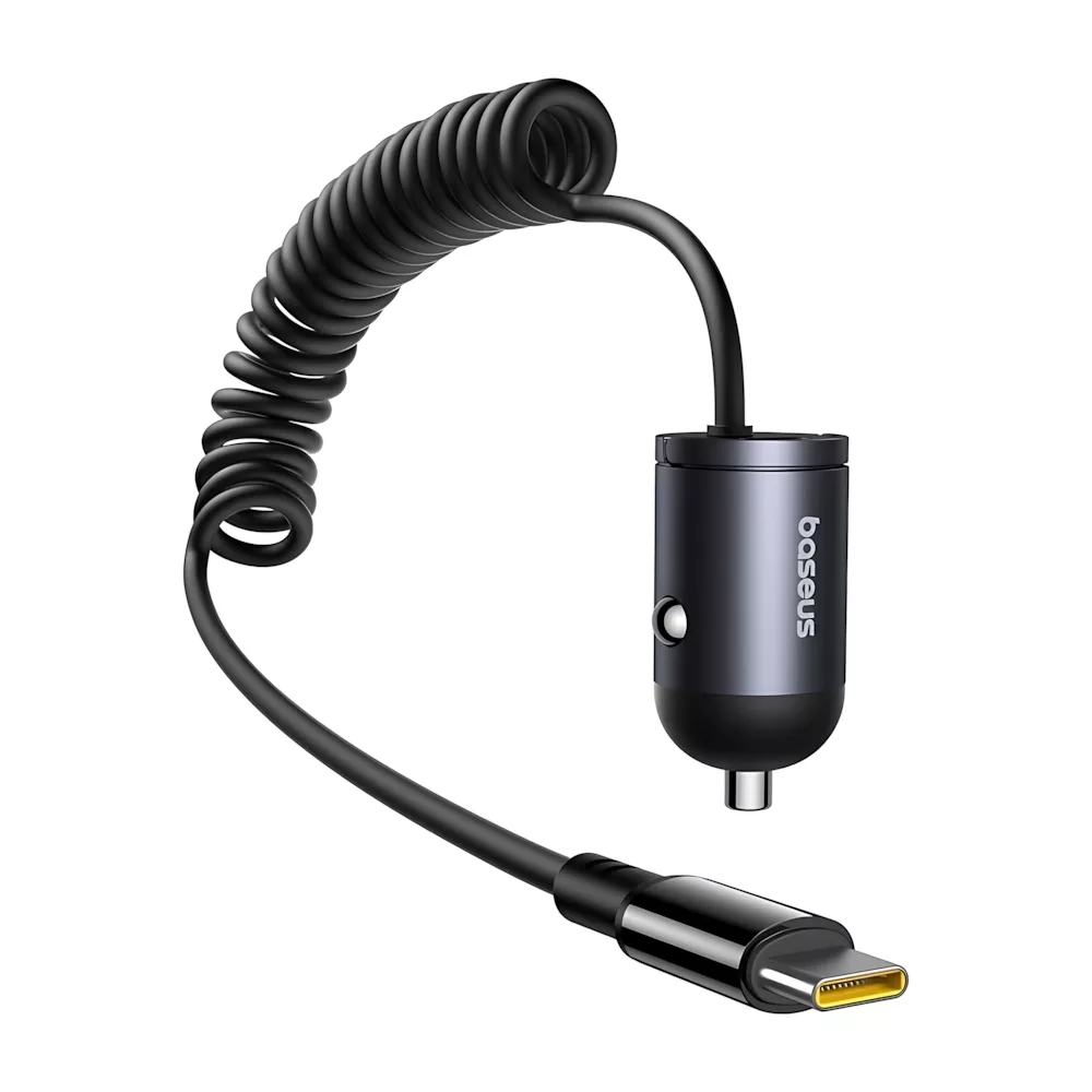 شارژر فندکی 30 وات بیسوس مدل B-TinSTC به همراه کابل USB-C