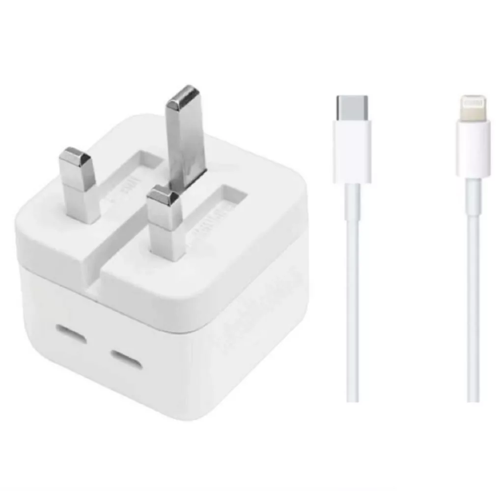 شارژر دیواری 35 وات مدل IP 35W به همراه کابل لایتنینگ