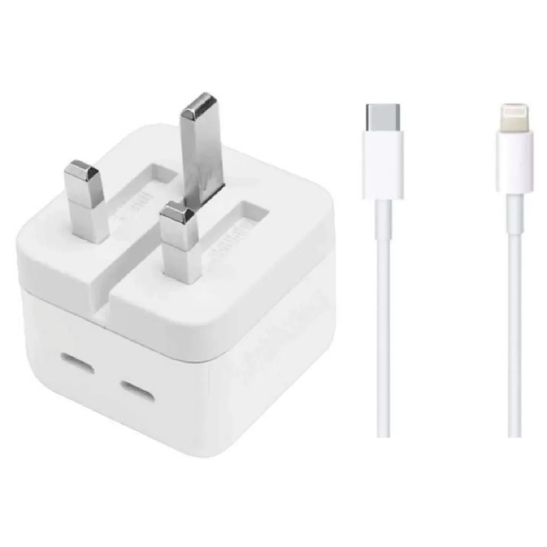 شارژر دیواری 35 وات مدل IP 35W به همراه کابل لایتنینگ