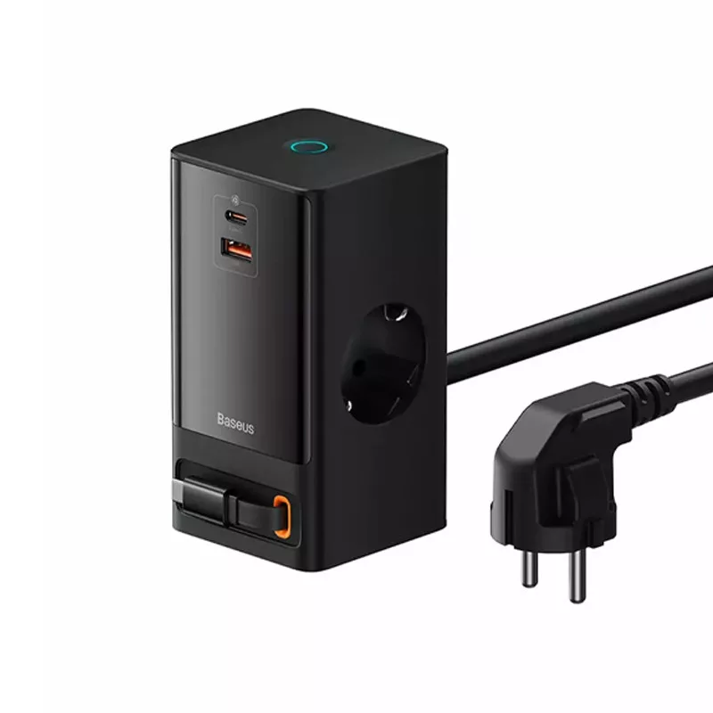 هاب شارژر 4 پورت 65 وات بیسوس مدل PSLR000301