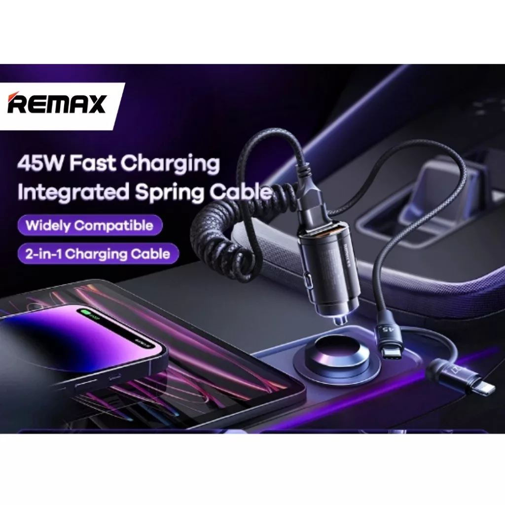 شارژر فندکی 45 وات ریمکس مدل RCC356