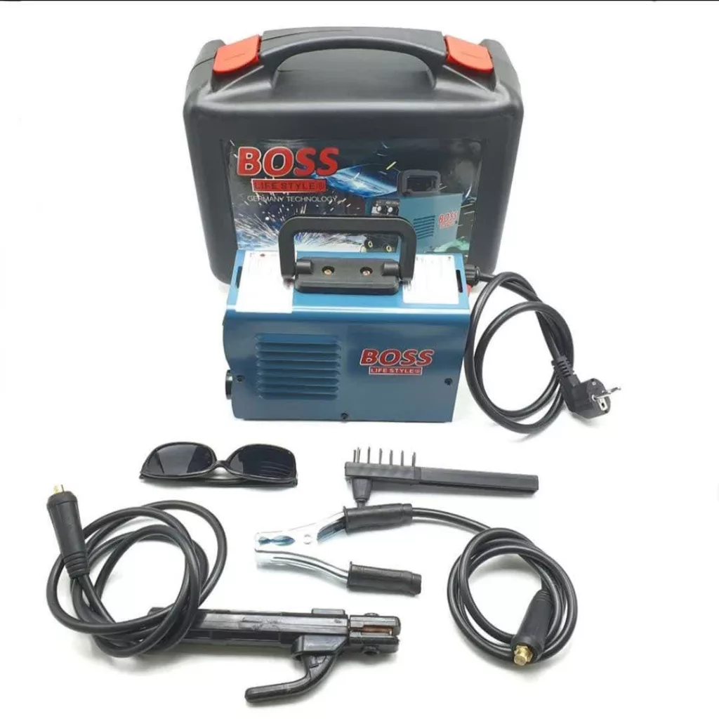 اینورتر جوشکاری مینی باس مدل mma-350-with-bmc-case مجموعه 6 عددی