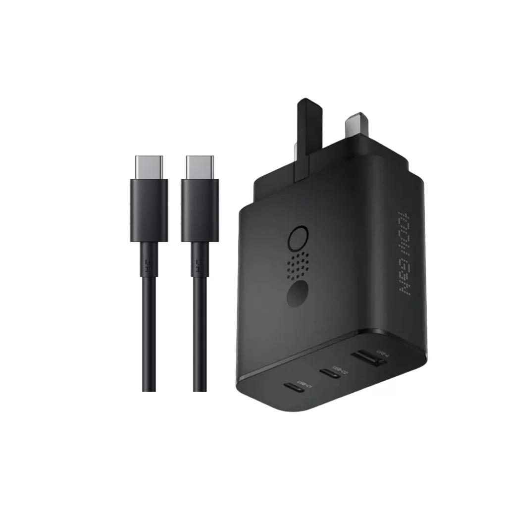 شارژر دیواری 100 وات سه پورت ناتینگ مدل CMF Power GaN به همراه کابل USB-C به طول 1.5 متر
