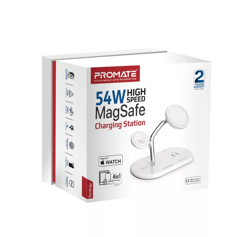 شارژر بی سیم پرومیت مدل SYNERGY.WHITE