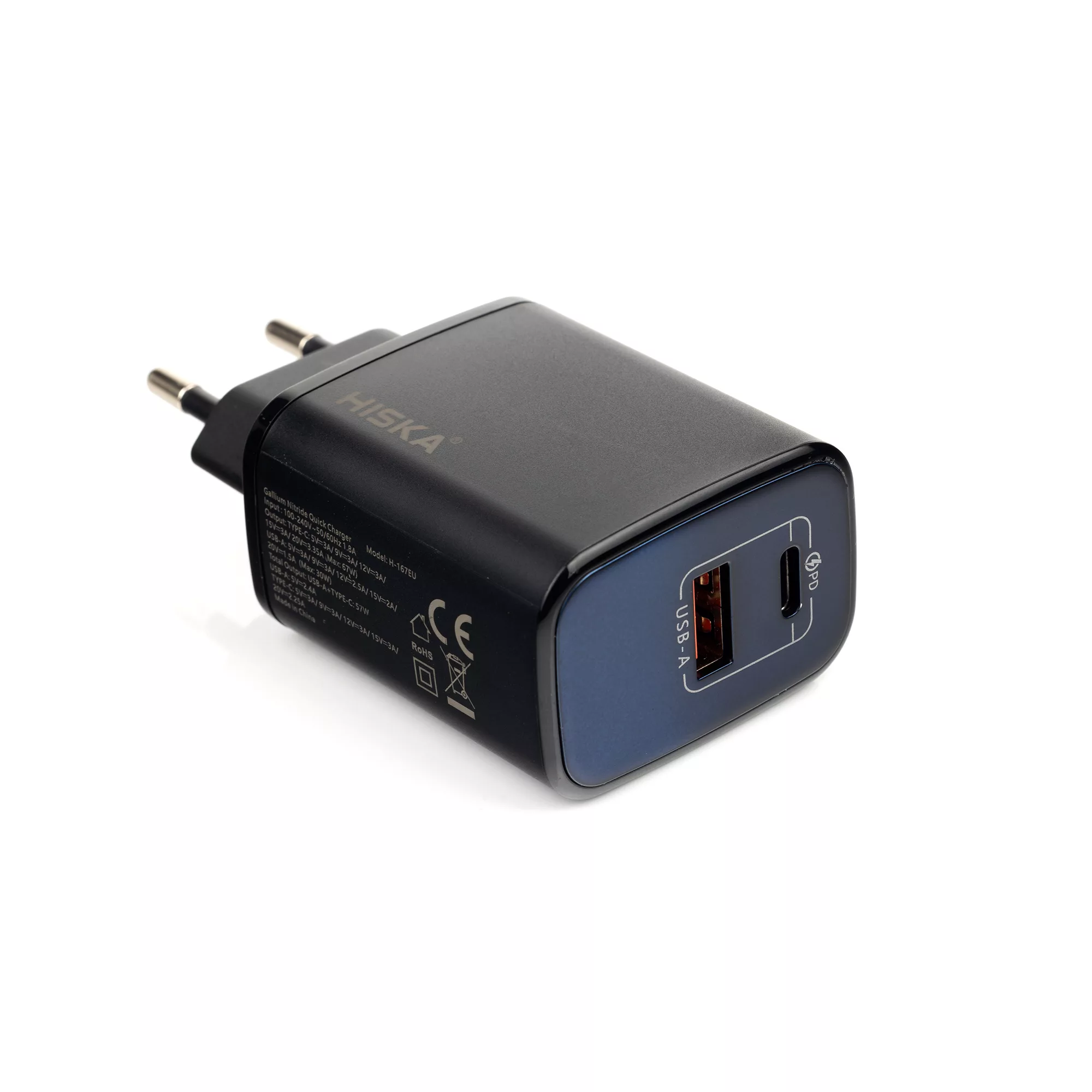 شارژر دیواری 67 وات هیسکا مدل H-167EU