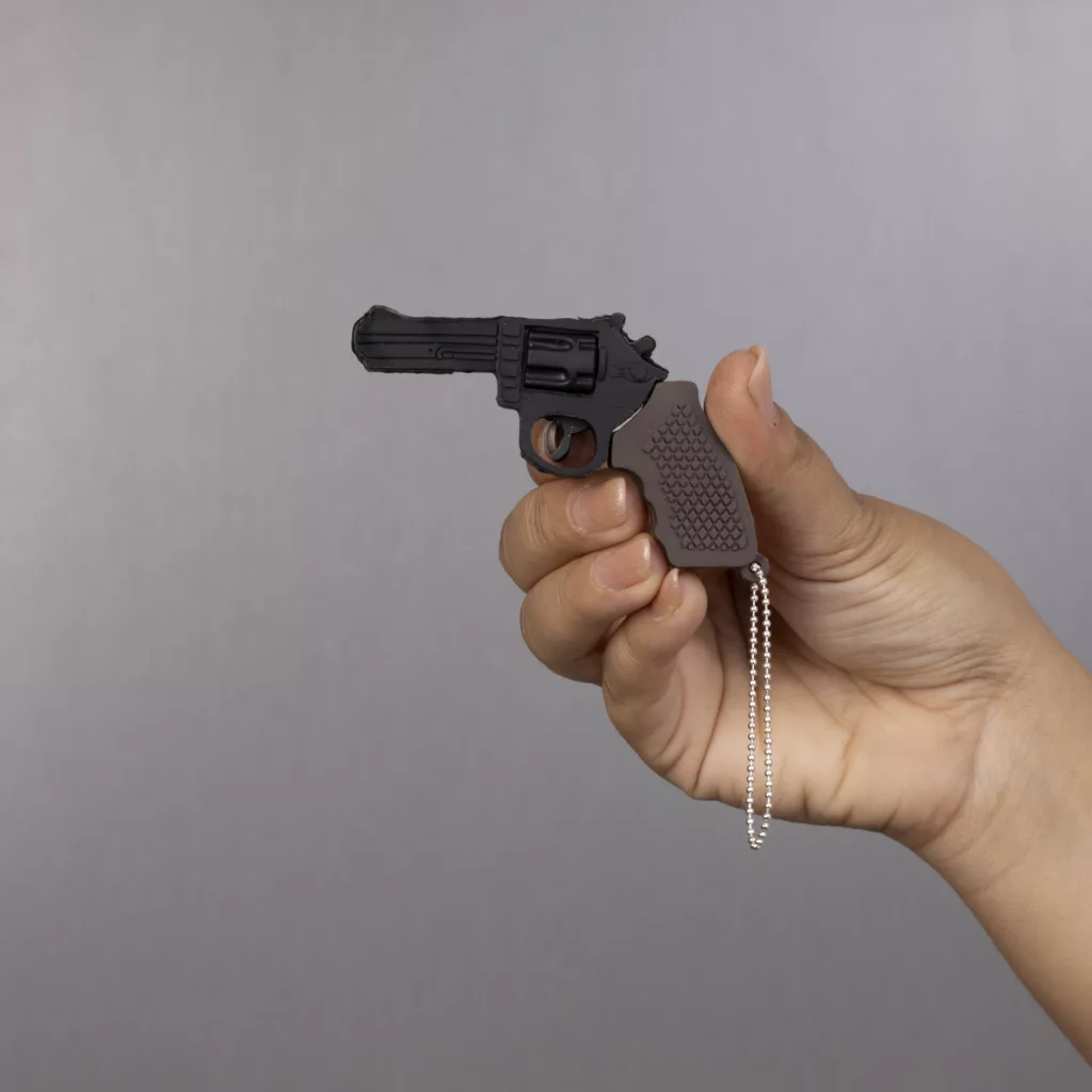 فلش مموری مدل تپانچه پی وی سی ظرفیت هشت گیگابایت