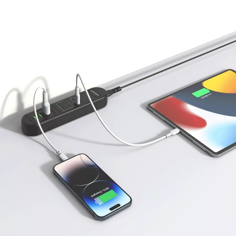 شارژر رومیزی 50وات پرودو مدل 50W Multi-Port USB Charging HUB