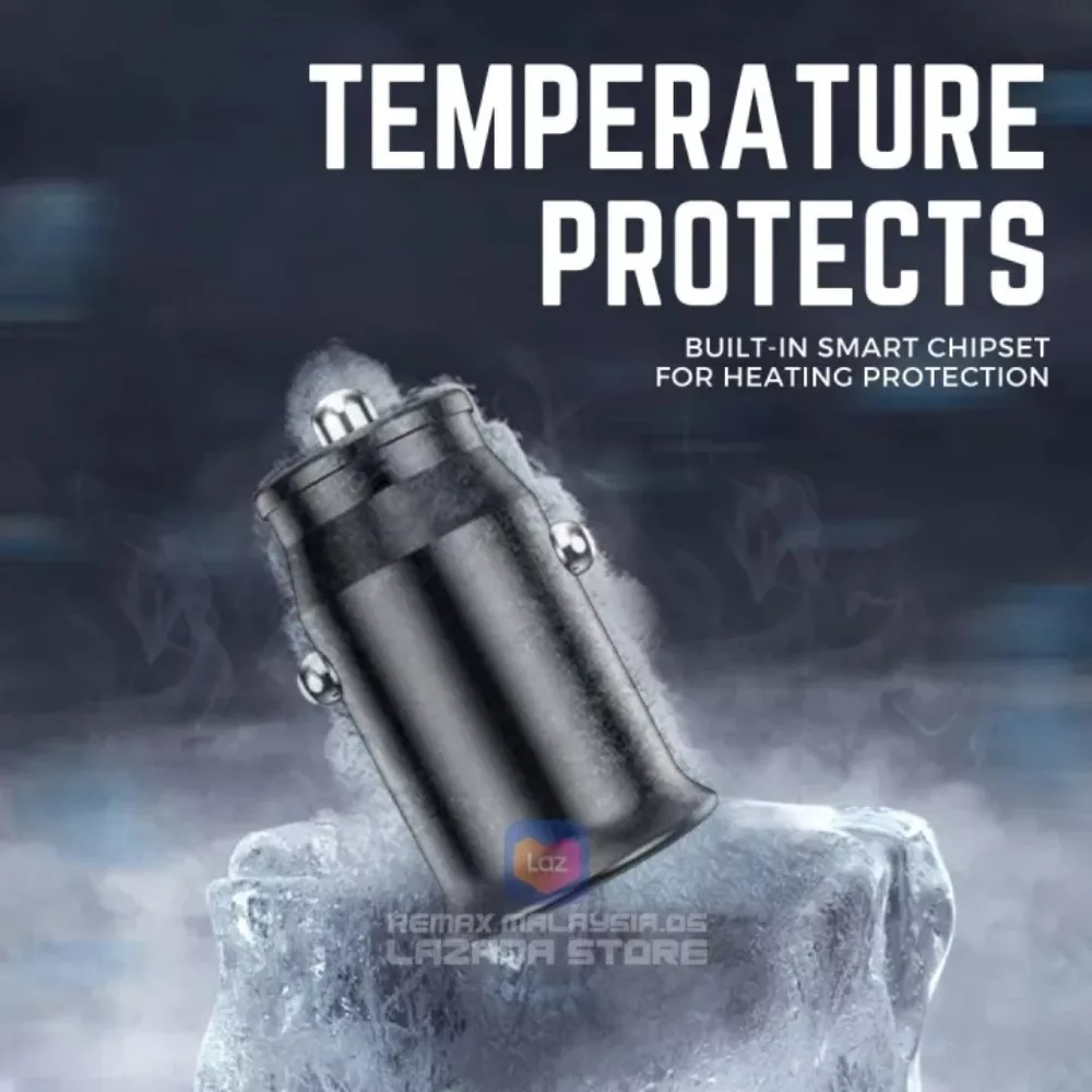 شارژر فندکی 30 وات ریمکس مدل RCC358-30W-PD+QC