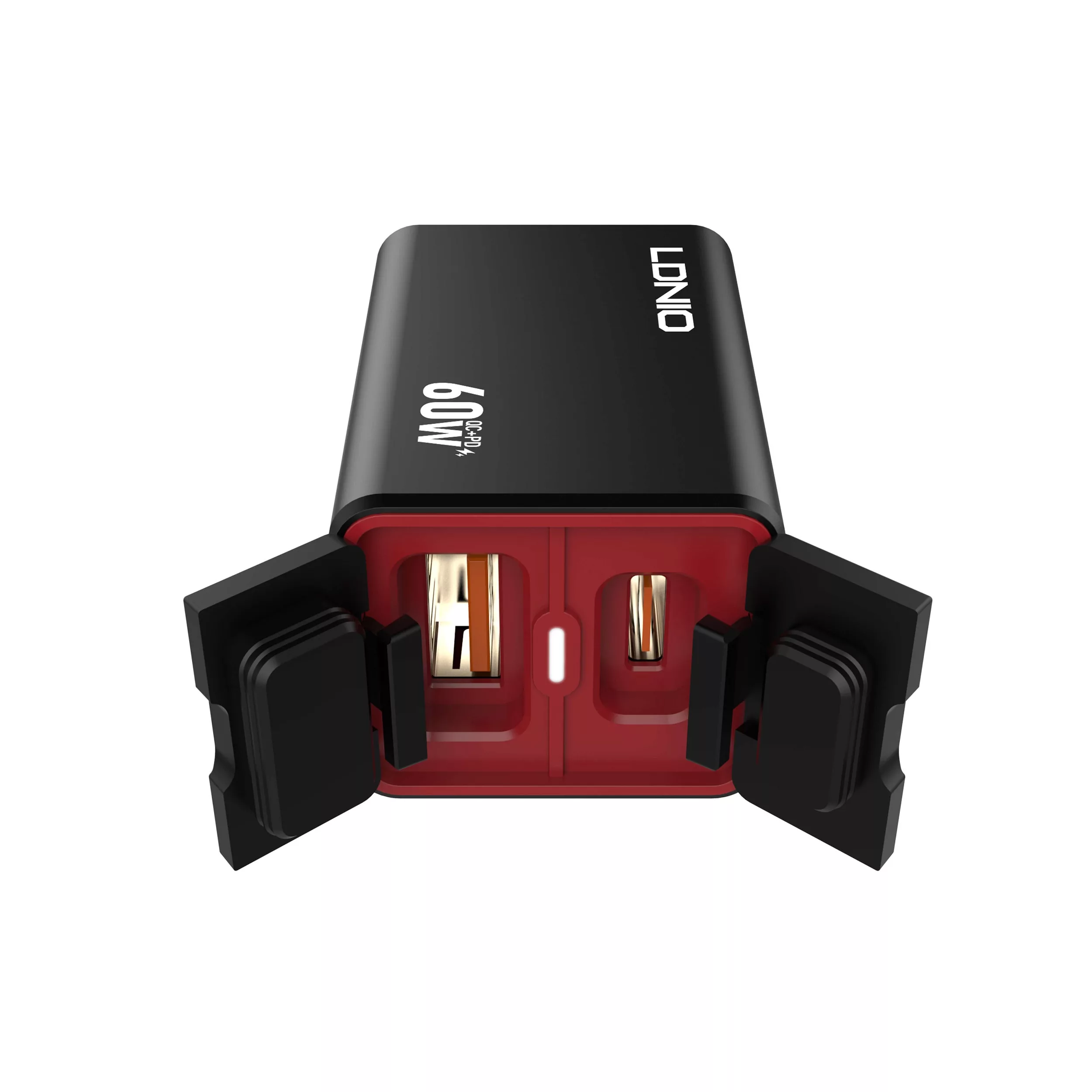 شارژر فندکی 60 وات الدینیو LDNIO مدل C108 مناسب برای موتور سیکلت