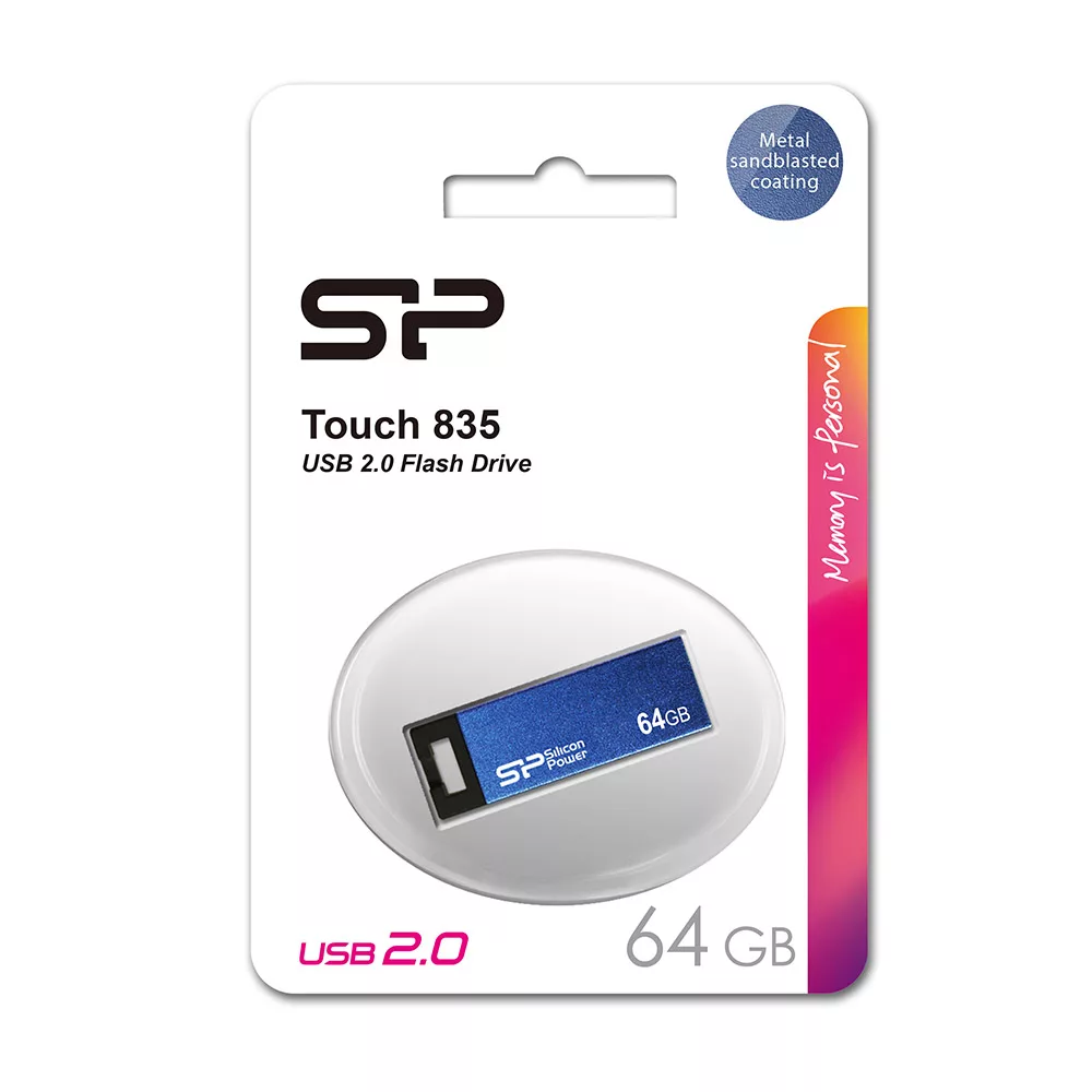 فلش مموری USB2.0 سیلیکون پاور مدل Touch835 ظرفیت 64 گیگابایت