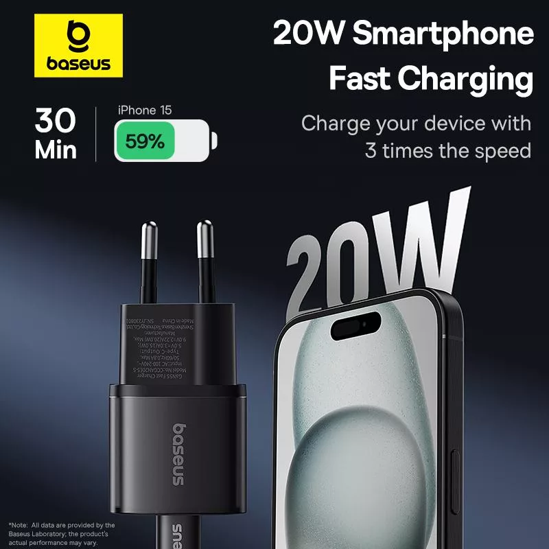 شارژر دیواری 20 وات بیسوس مدل GaN5S