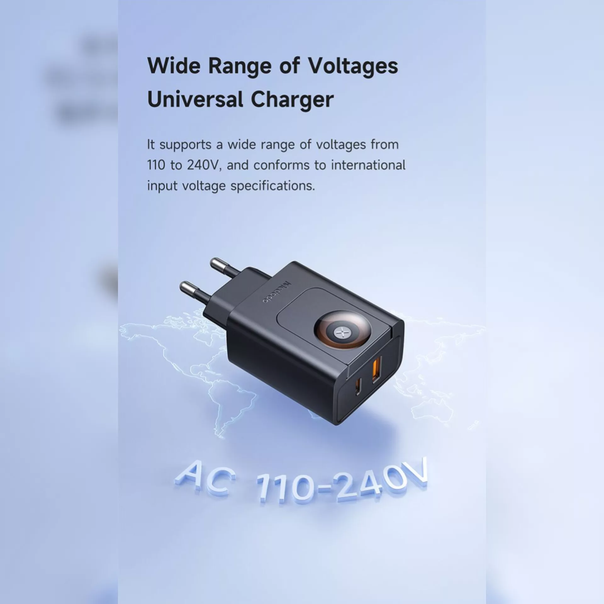 شارژردیواری 30وات مک دودو مدل ch-370