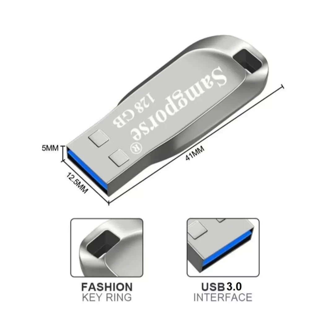 فلش مموری سمگپرس مدل UDP ظرفیت 128 گیگابایت با رابط USB 3.0