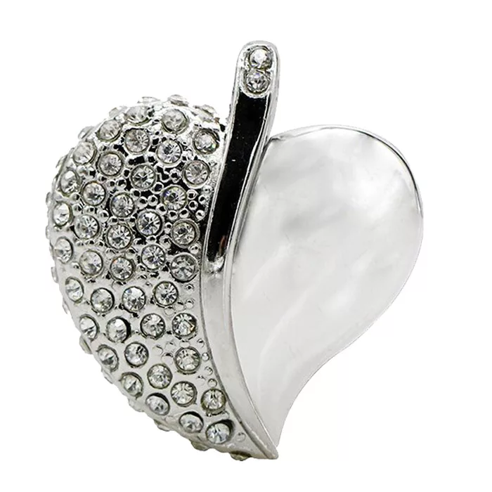 فلش مموری پرلیت یو اس بی طرح قلب مدل W-64 ظرفیت 128 گیگابایت