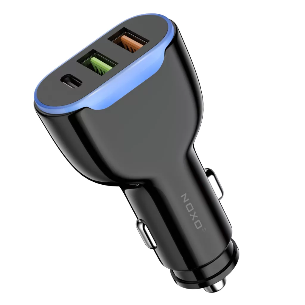 شارژر فندکی 30 وات سه پورت نوکسو مدل CCN-2