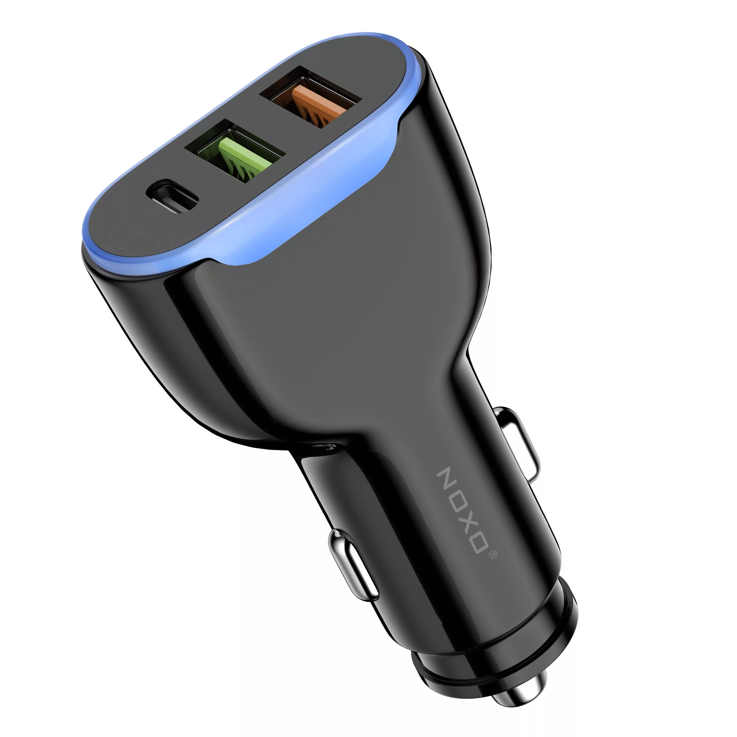 شارژر فندکی 30 وات سه پورت نوکسو مدل CCN-2