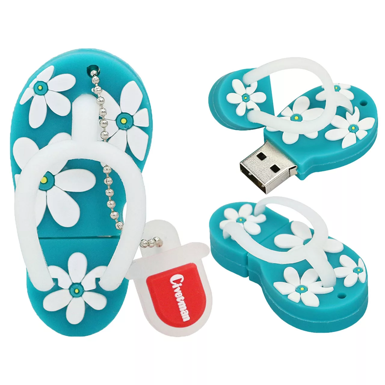 فلش مموری طرح دمپایی مدل UL-Flip flops ظرفیت 64 گیگابایت