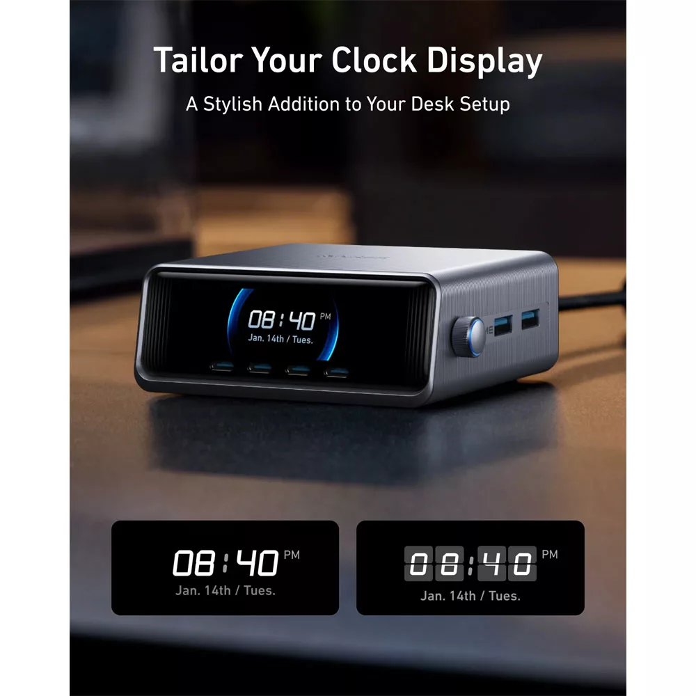 شارژر رومیزی 250 وات 6 پورت انکر مدل Prime Charger A2345