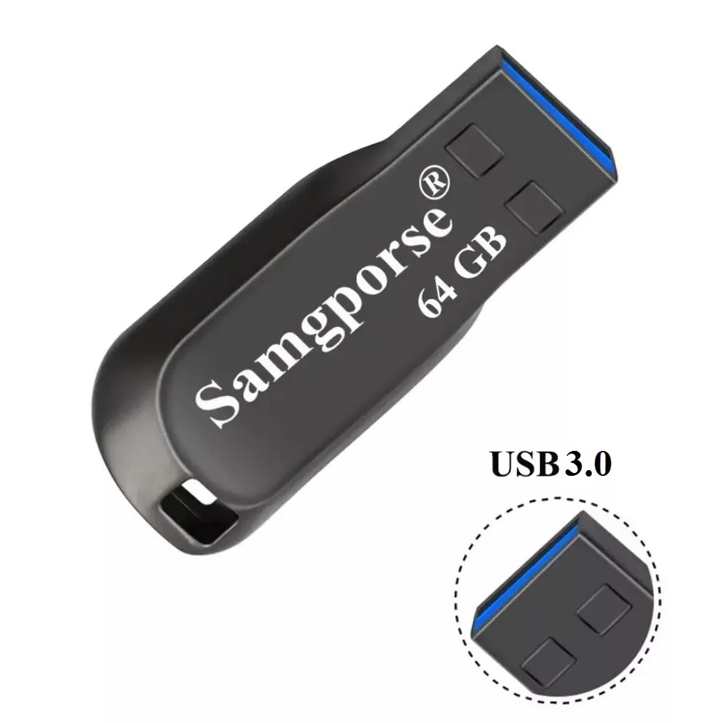 فلش مموری سمگپرس مدل UDP Plus ظرفیت 64 گیگابایت با رابط USB 3.0، USB 2.0