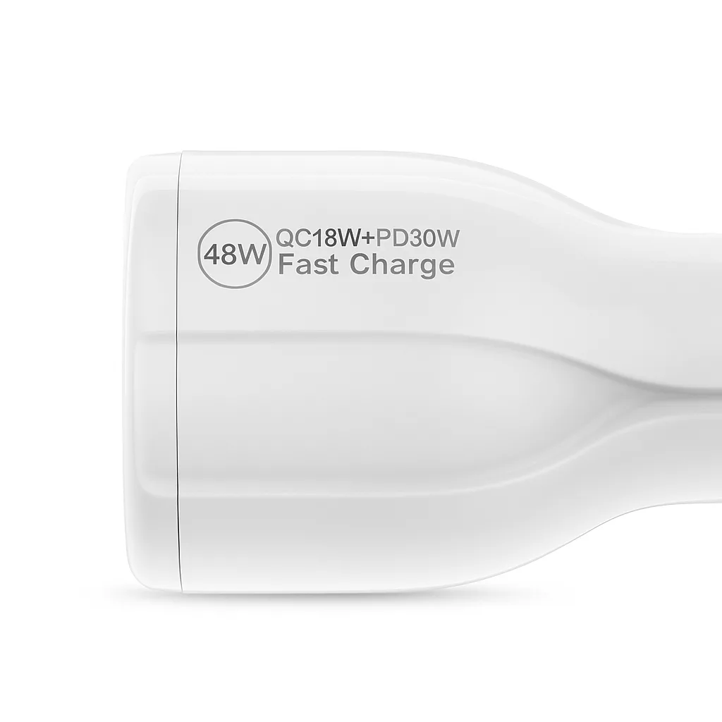 شارژر فندکی 48 وات دو پورت مدل Fast TE-P32