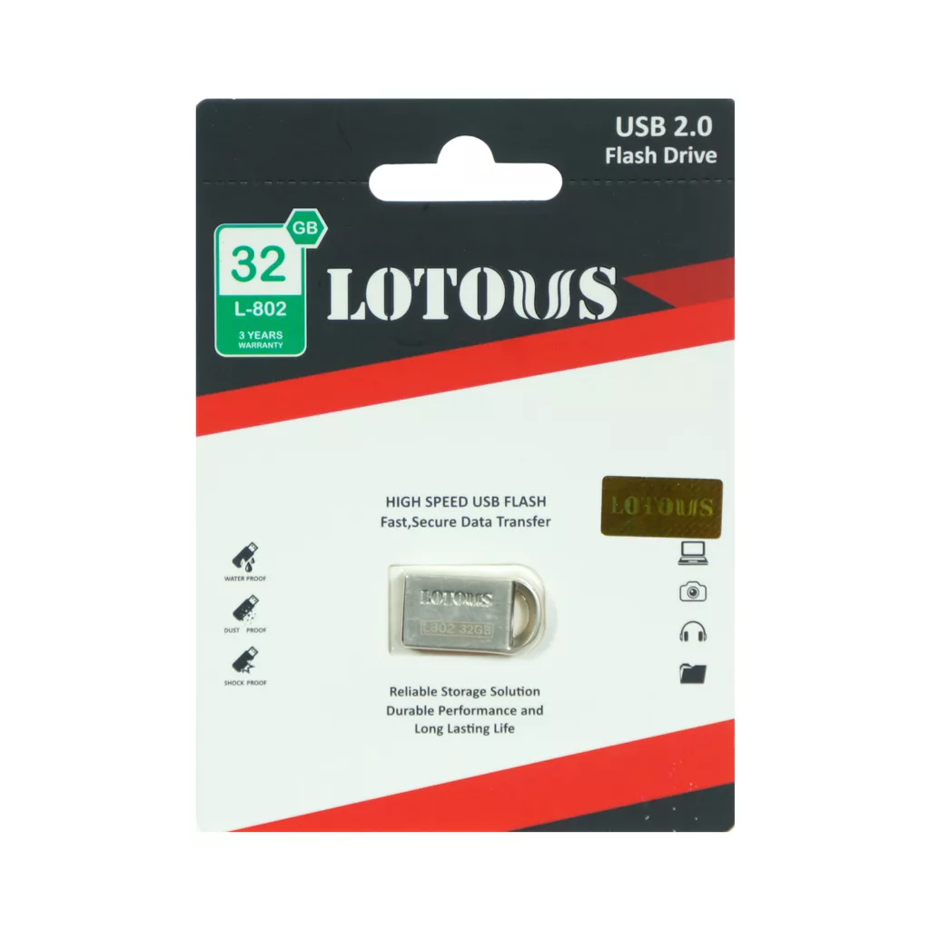 فلش مموری لوتوس مدل L802 ظرفیت 32 گیگابایت
