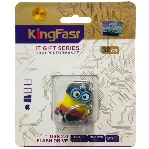 فلش مموری کینگ فست مدل Minions MN-22 ظرفیت 32 گیگابایت