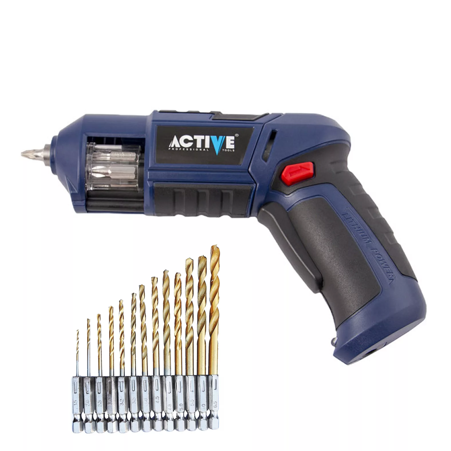 پیچ گوشتی شارژی خشابی 3/6 ولت اکتیو تولز مدل AC-2936B