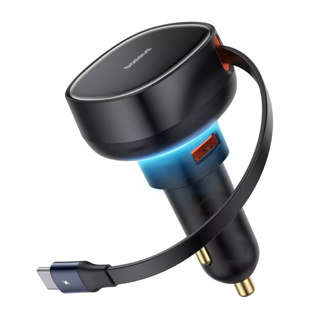 شارژر فندکی 60 وات بیسوس مدل  CCTXP-UC