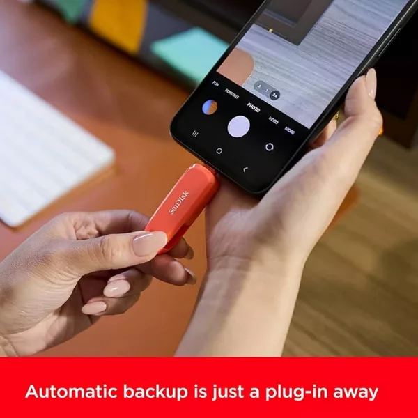 فلش مموری سن دیسک مدل SDDDC6 ظرفیت 64 گیگابایت با رابط USB Type-C، USB 3.2