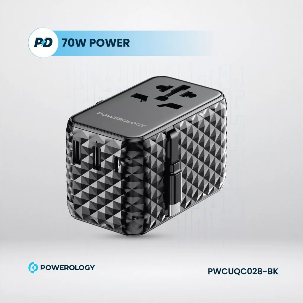 شارژر دیواری 20 وات پاورولوژی مدل یونیورسال PWC028