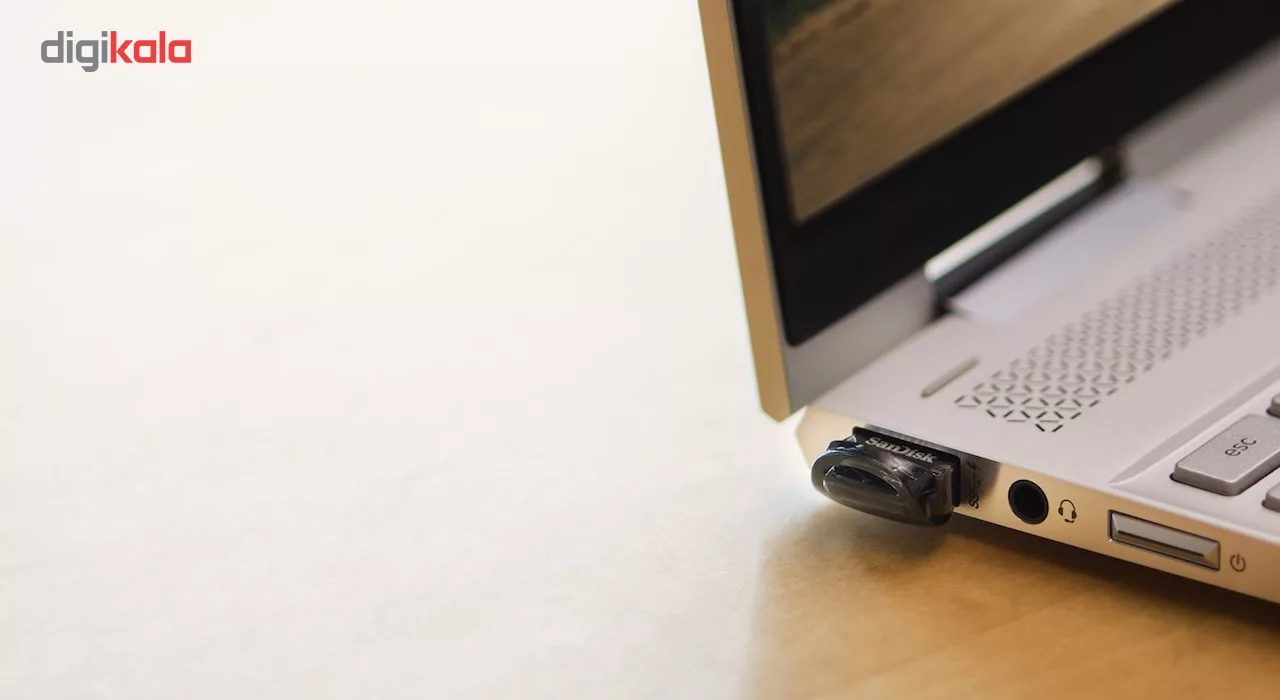 فلش مموری سن دیسک مدل Ultra Fit ظرفیت 128 گیگابایت