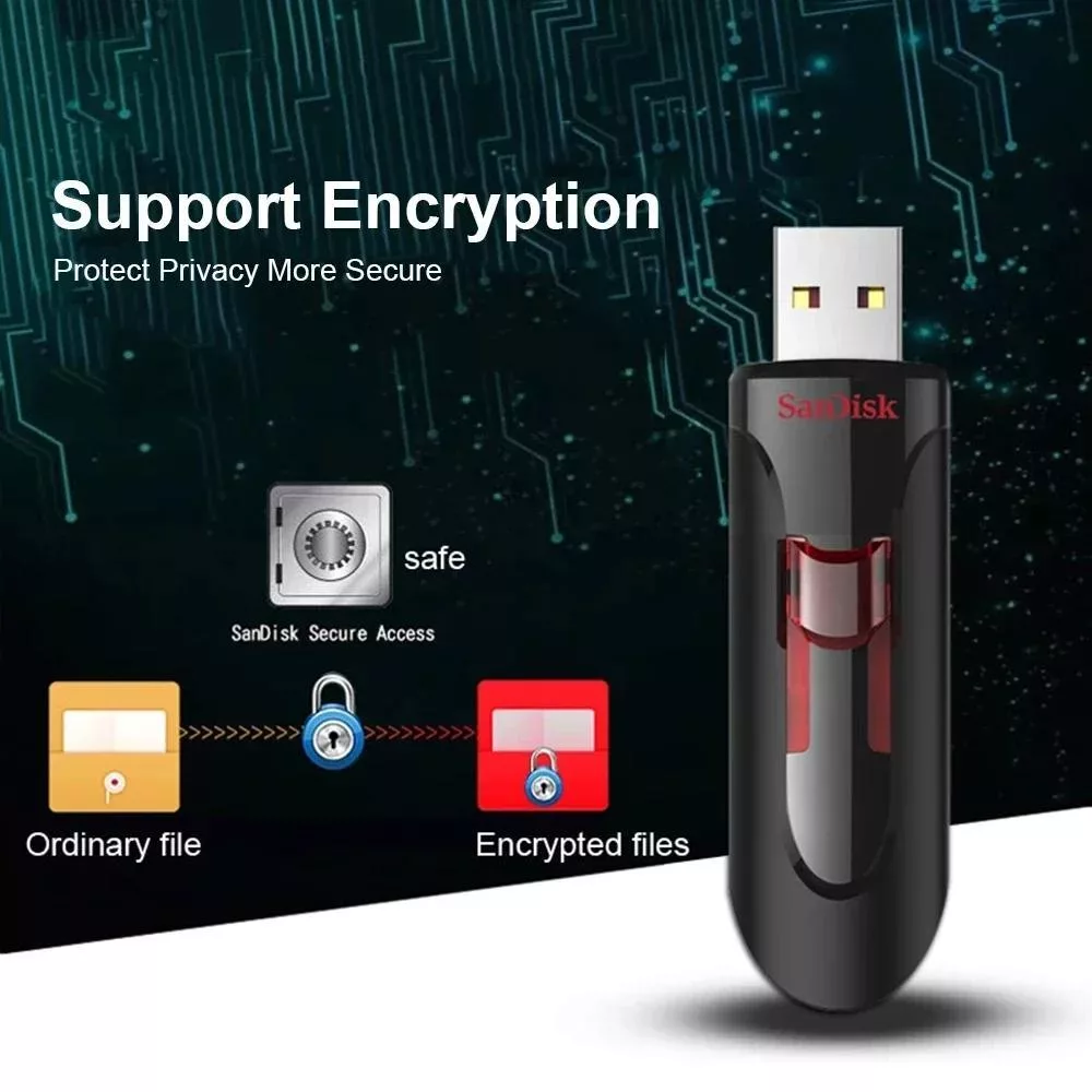 فلش مموری سندیسک مدل CZ600 ظرفیت 16 گیگ