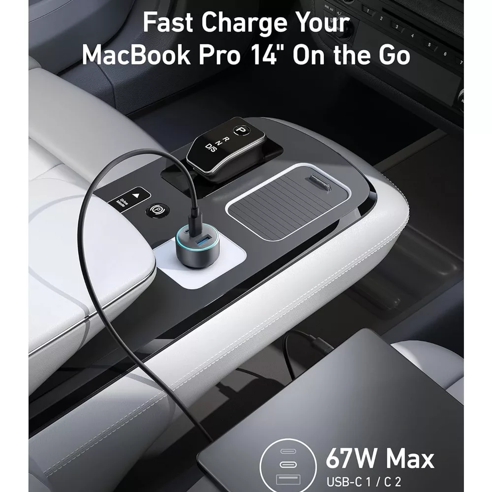 شارژر فندکی 67 وات انکر مدل A2736