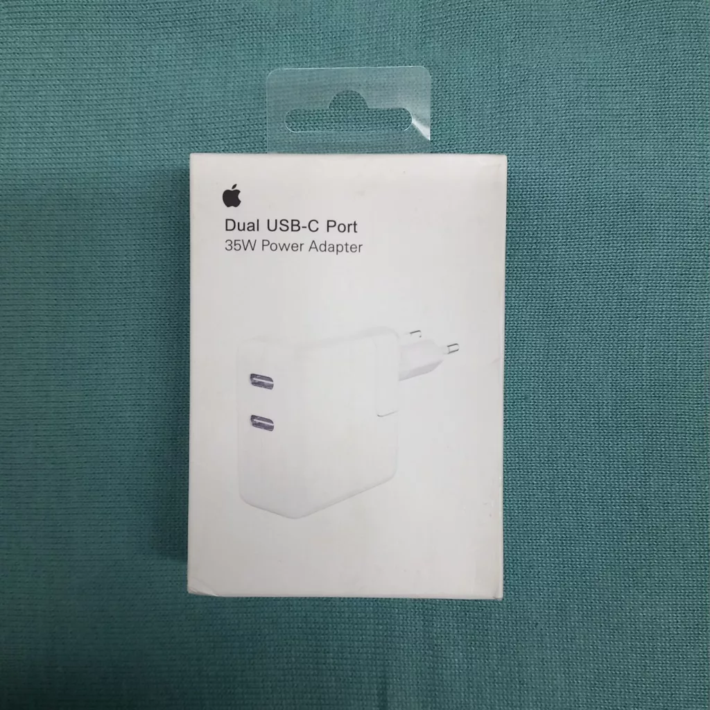 آداپتور شارژر 35 وات مدل Dual USB-C Port iphone