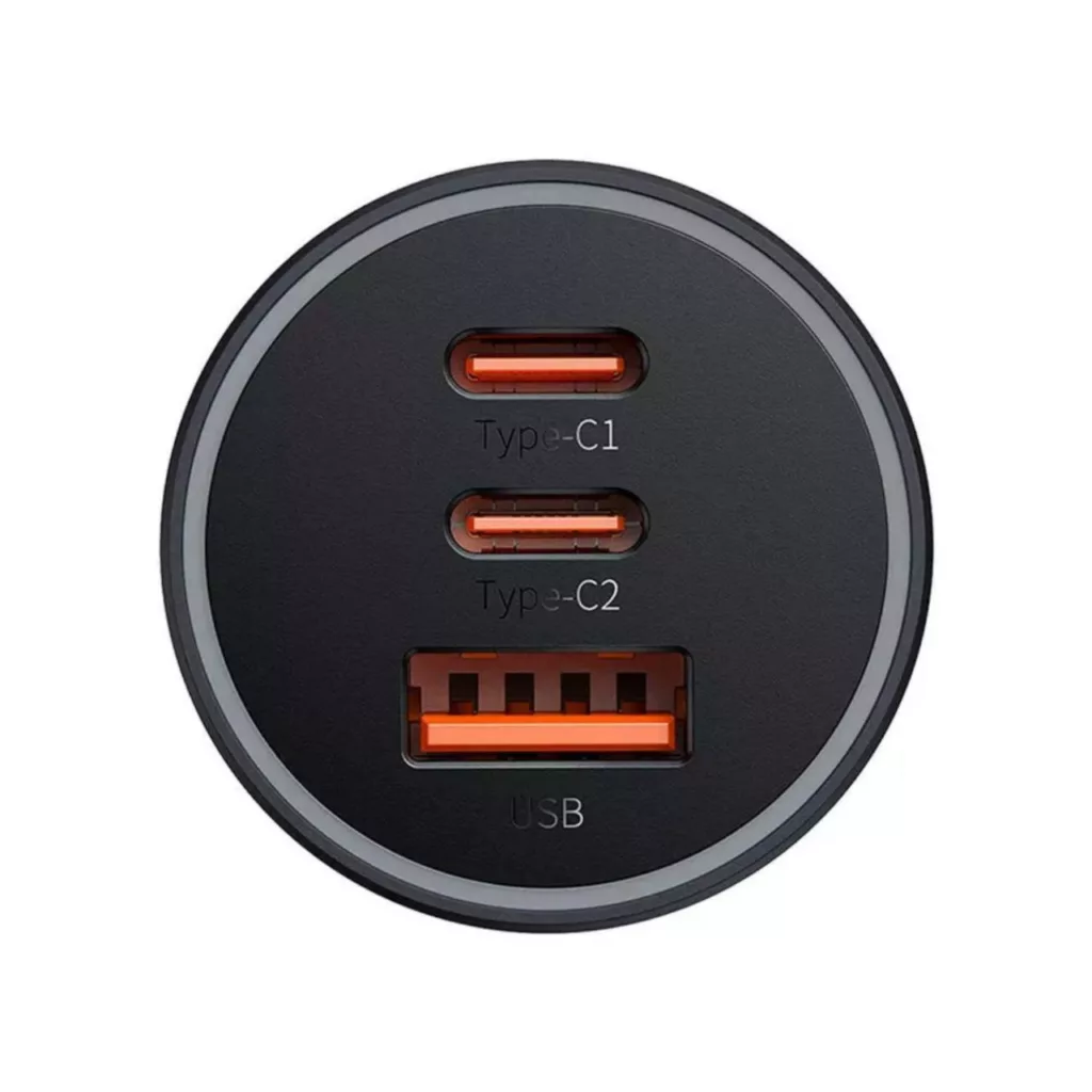 شارژر فندکی 65 وات بیسوس مدل Golden Contactor Pro